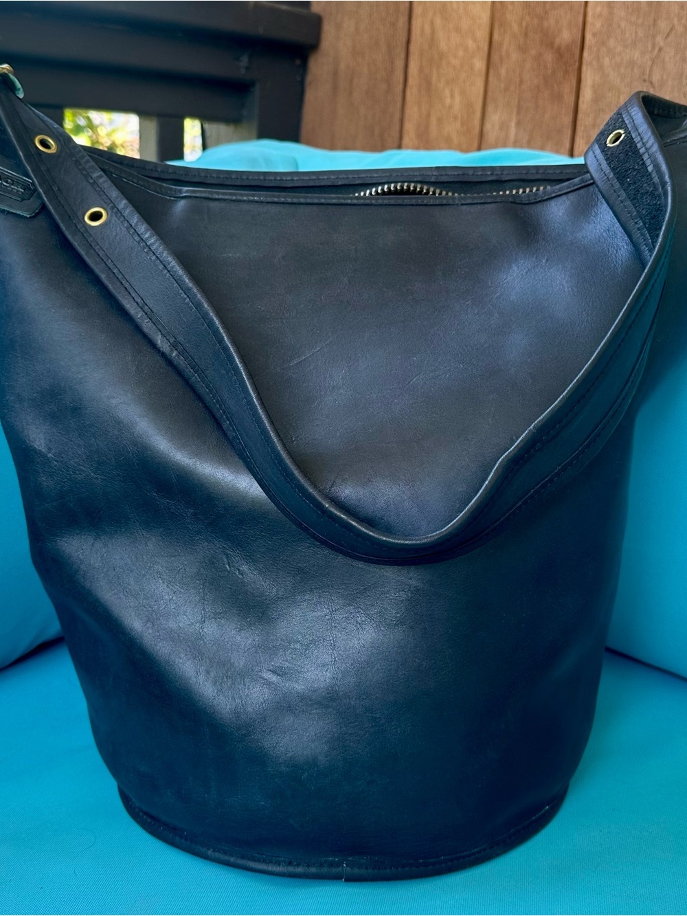 Authentic Vintage Coach New York City Era Leather Bag - Pre-1994 Serial - Picture 3 of 5